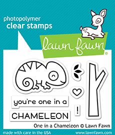 Lawn Fawn - one in a chameleon