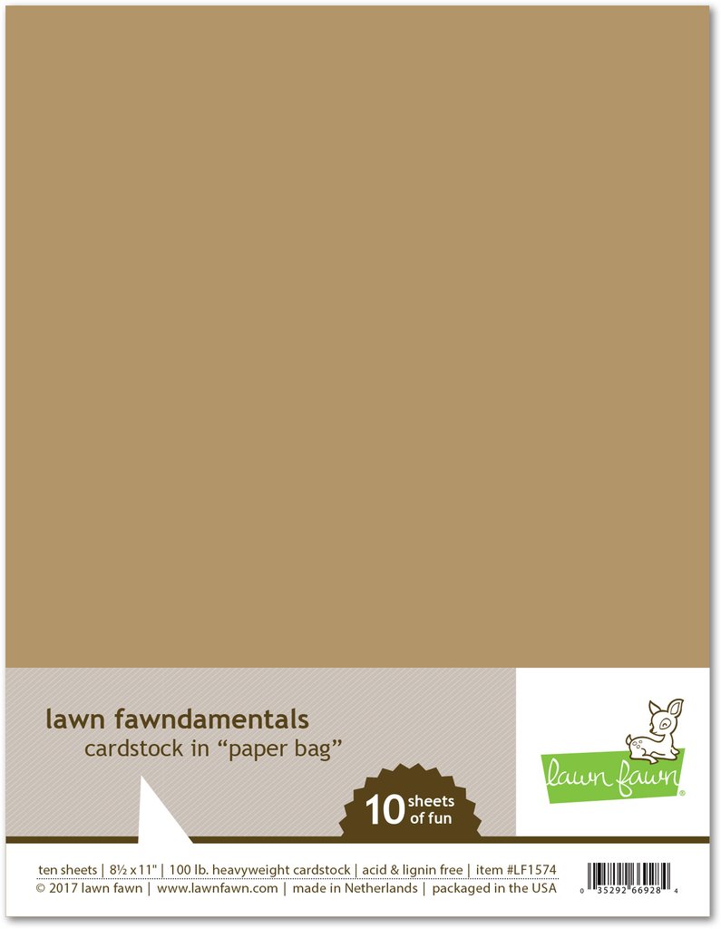 Lawn Fawn - paper bag cardstock