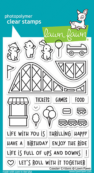 Lawn Fawn - coaster critters