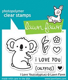 Lawn Fawn - i love you(calyptus)