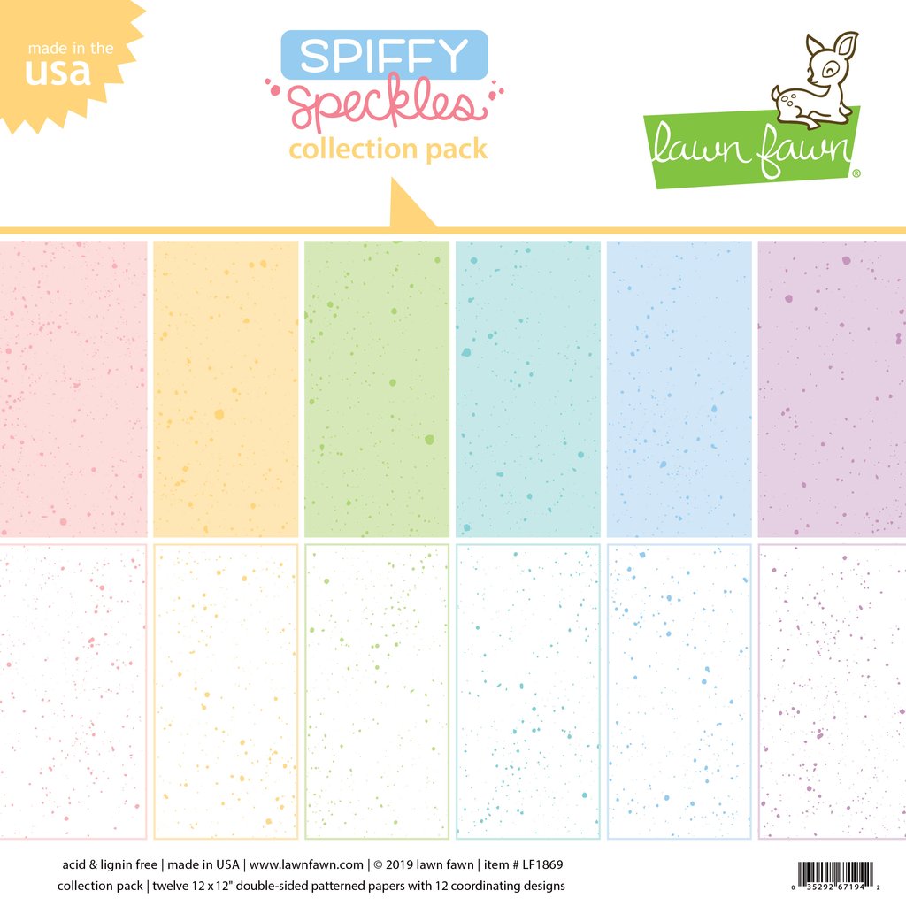 Lawn Fawn - spiffy speckles collection pack