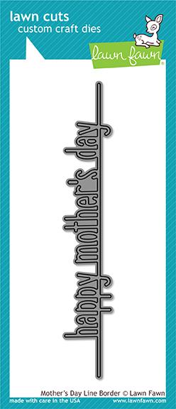 Lawn Fawn - mother's day line border