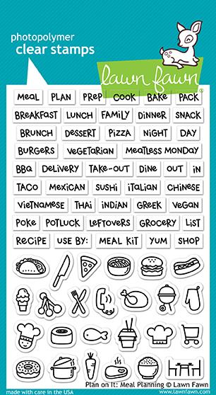 Lawn Fawn - plan on it: meal planning