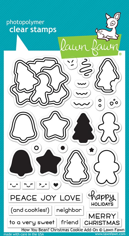 Lawn Fawn - how you bean? christmas cookie add-on