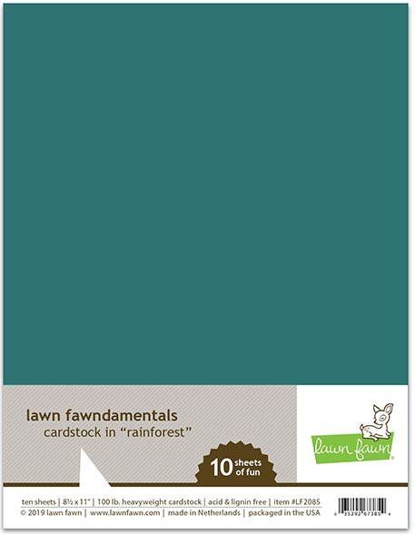 Lawn Fawn - rainforest cardstock