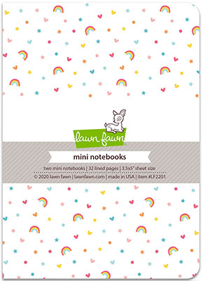 Lawn Fawn - hello sunshine remix - mini notebooks