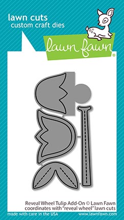 Lawn Fawn - reveal wheel tulip add-on