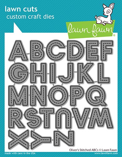 Lawn Fawn - olivers stitched ABCs