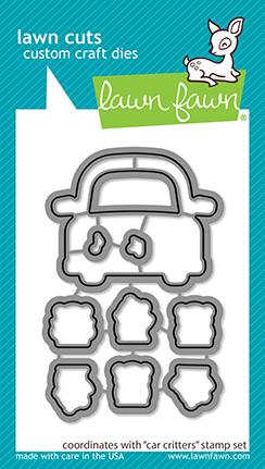 Lawn Fawn - car critters - lawn cuts