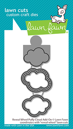 Lawn Fawn - reveal wheel puffy cloud add-on