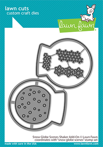 Lawn Fawn - snow globe scenes shaker add-on