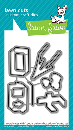 Lawn Fawn - special delivery box add-on lawn cuts