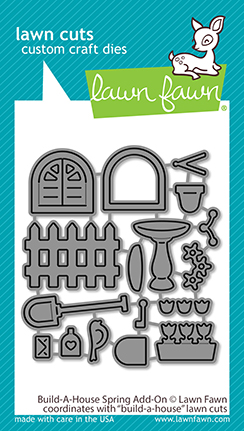 Lawn Fawn - build-a-house spring add-on