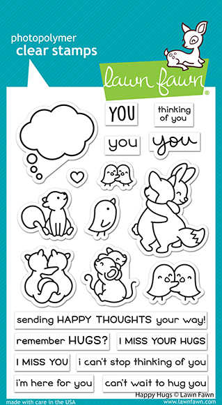Lawn Fawn - happy hugs