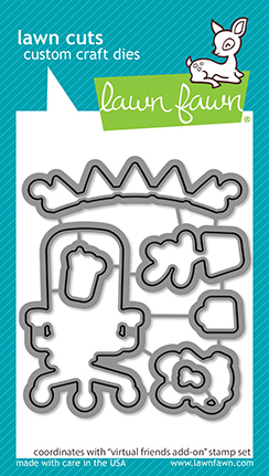 Lawn Fawn - virtual friends add-on - lawn cuts