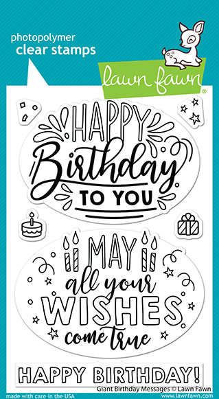 Lawn Fawn - giant birthday messages