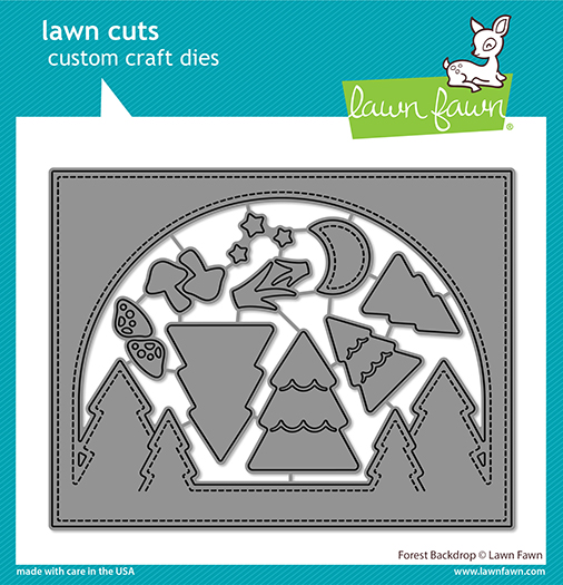 Lawn Fawn - forest backdrop