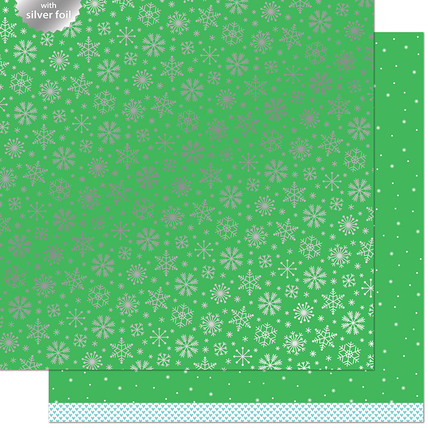 Lawn Fawn - glacial 12x12 inch patterned paper