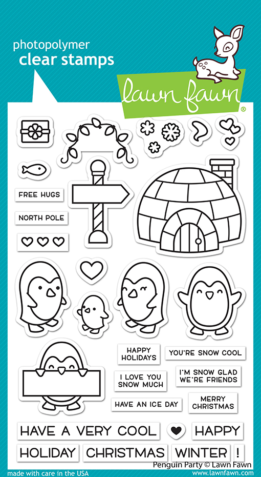 Lawn Fawn - penguin party