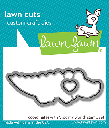Lawn Fawn - croc my world - lawn cuts