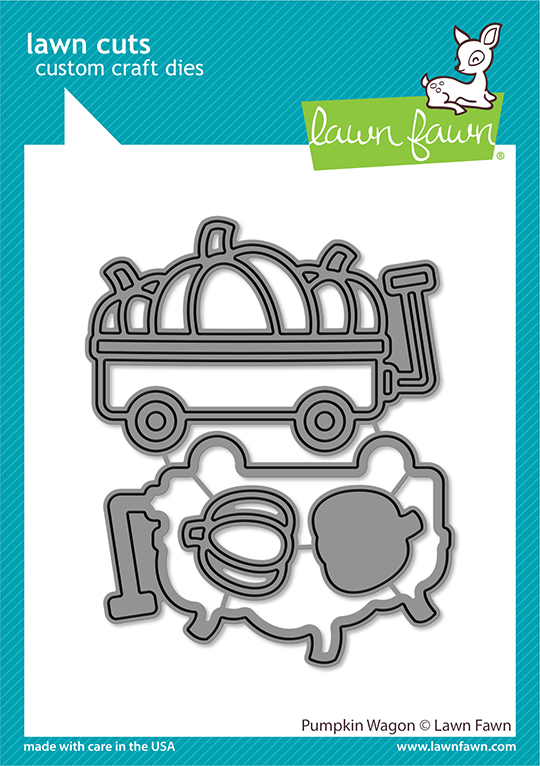 Lawn Fawn - pumpkin wagon