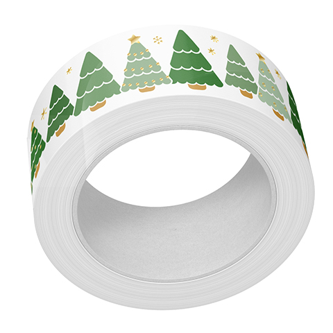 Lawn Fawn - christmas tree lot foiled washi tape