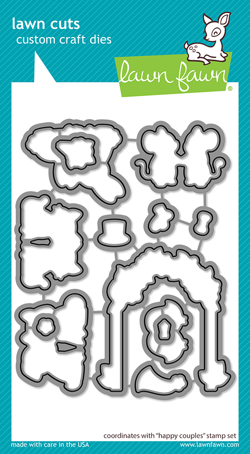 Lawn Fawn - happy couples lawn cuts