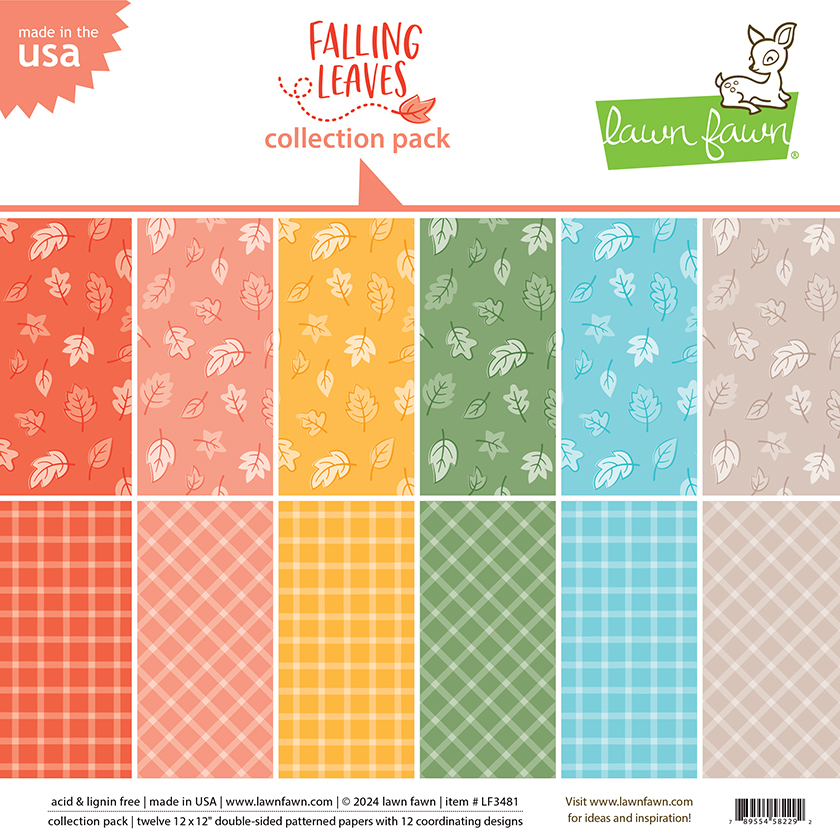 Lawn Fawn - falling leaves collection pack