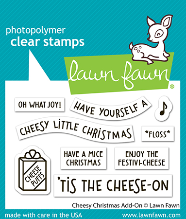 Lawn Fawn - cheesy christmas add-on