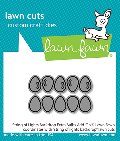 Lawn Fawn - string of lights backdrop extra bulbs add-on