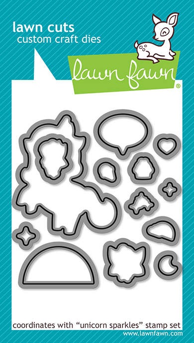 **NEW* - Lawn Fawn - unicorn sparkles lawn cuts