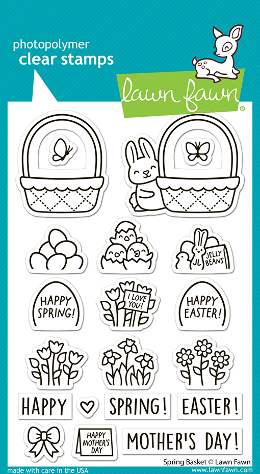 Lawn Fawn - spring basket