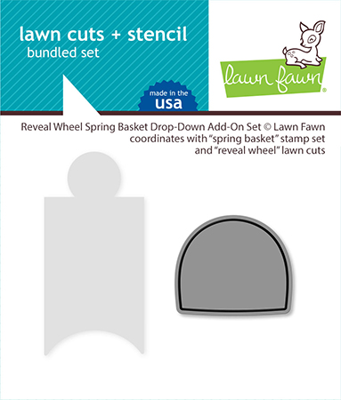 Lawn Fawn - reveal wheel spring basket drop-down add-on set