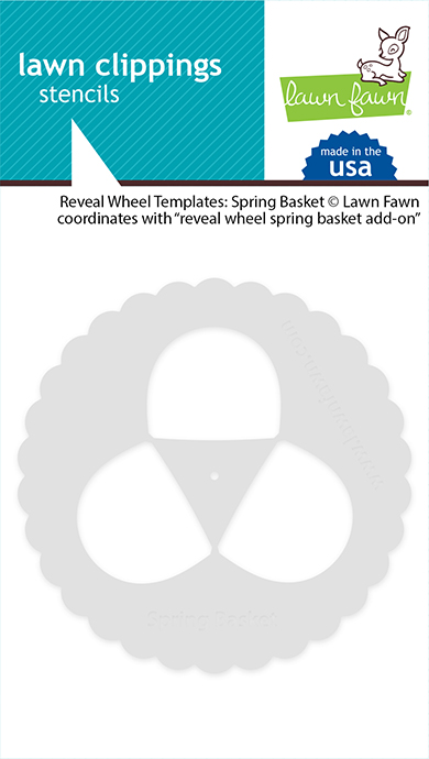 Lawn Fawn - reveal wheel templates: spring basket