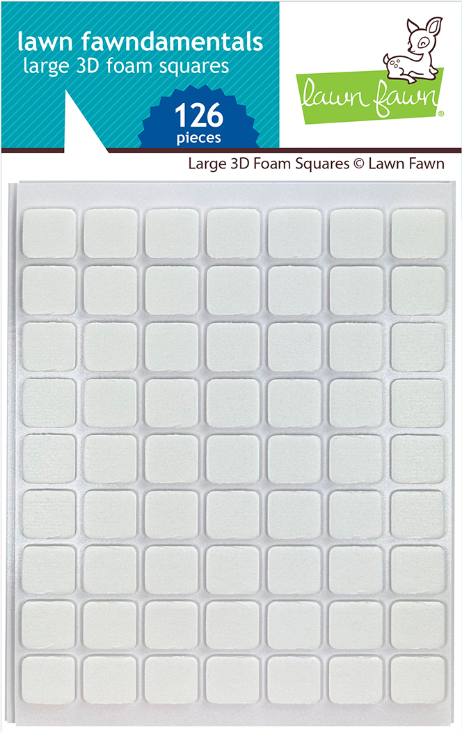 *NEW* - Lawn Fawn - lawn fawn large 3D foam squares