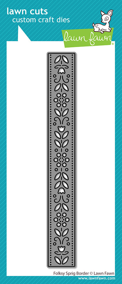**NEW* - Lawn Fawn - folksy sprig border
