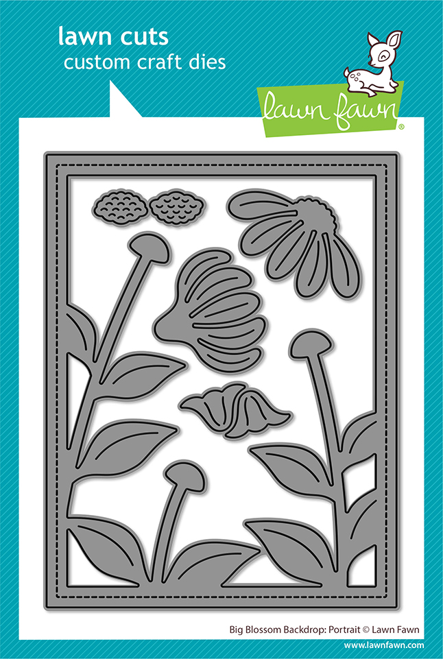 **NEW* - Lawn Fawn - big blossom backdrop: portrait