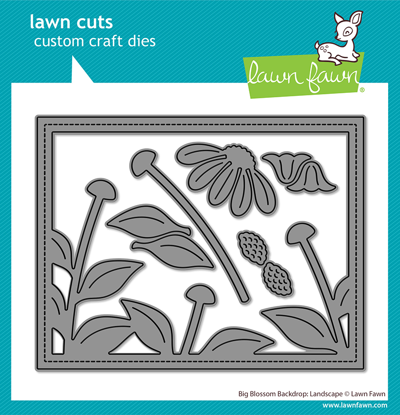**NEW* - Lawn Fawn - big blossom backdrop: landscape