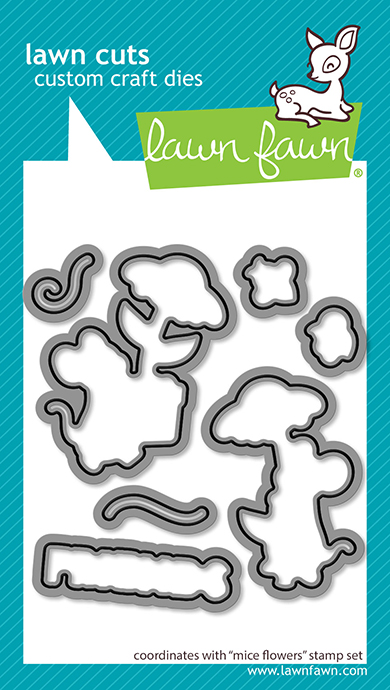 **NEW* - Lawn Fawn - mice flowers lawn cuts