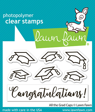 **NEW* - Lawn Fawn - all the grad caps