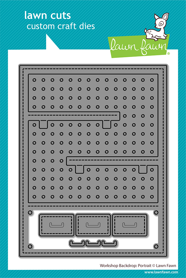 **NEW* - Lawn Fawn - workshop backdrop: portrait