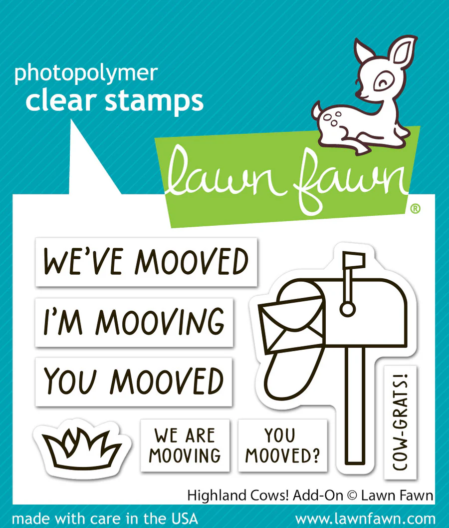 **NEW* - Lawn Fawn - highland cows! add-on