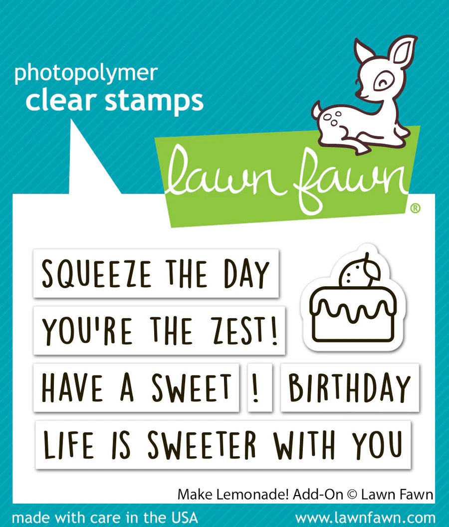 **NEW* - Lawn Fawn - make lemonade! add-on