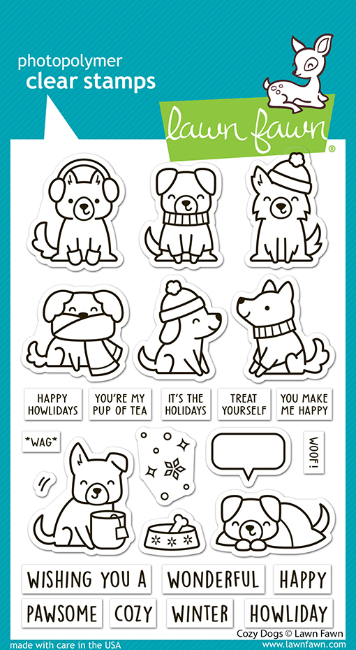 **NEW* - Lawn Fawn - cozy dogs
