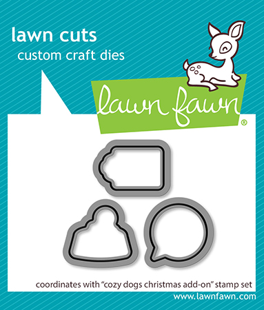 **NEW* - Lawn Fawn - cozy dogs christmas add-on lawn cuts