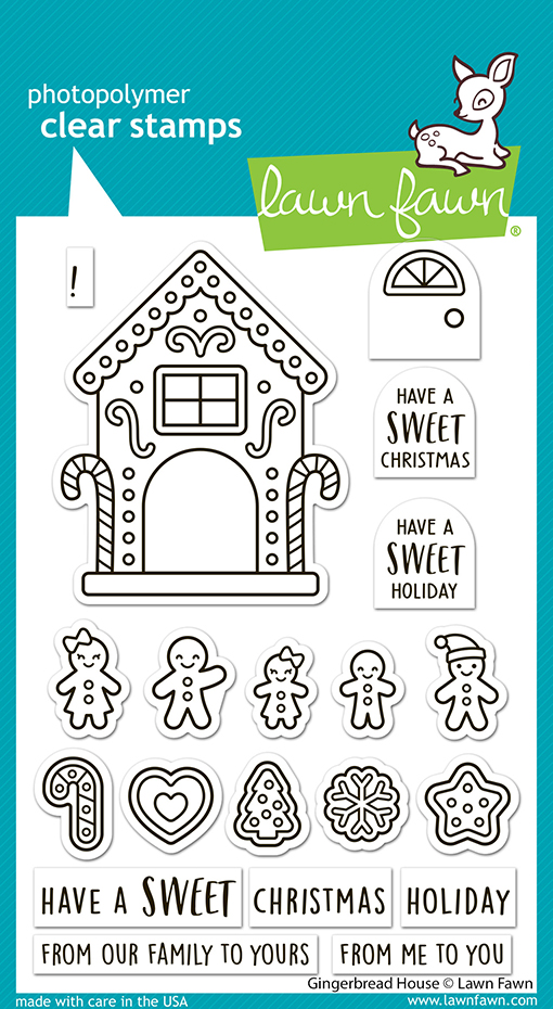 **NEW* - Lawn Fawn - gingerbread house