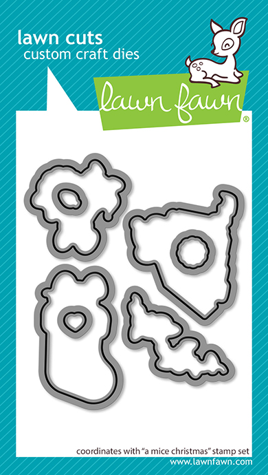 **NEW* - Lawn Fawn - a mice christmas lawn cuts