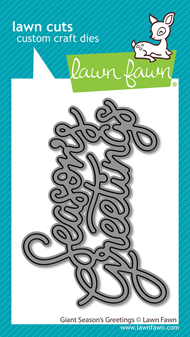 **NEW* - Lawn Fawn - giant season's greetings
