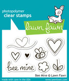 Lawn Fawn- Stamps - Bee Mine
