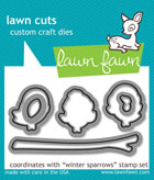 Lawn Fawn- Lawn Cuts - Winter Sparrows Dies